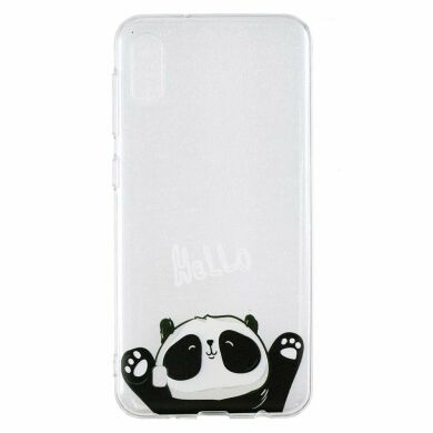 Силіконовий (TPU) чохол Deexe Pretty Glossy для Samsung Galaxy M10 (M105) - Cute Panda