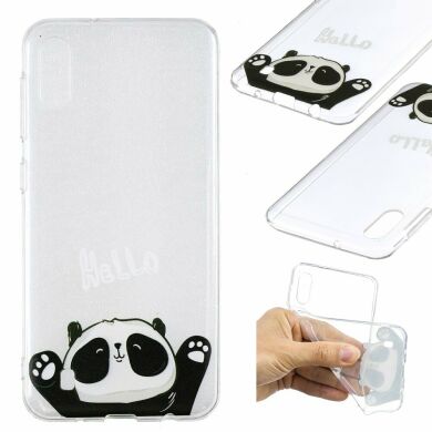 Силіконовий (TPU) чохол Deexe Pretty Glossy для Samsung Galaxy M10 (M105) - Cute Panda