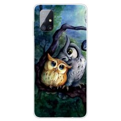 Силиконовый (TPU) чехол Deexe Pretty Glossy для Samsung Galaxy M51 (M515) - Owls