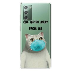 Силіконовий (TPU) чохол Deexe Pretty Glossy для Samsung Galaxy Note 20 (N980) - Cat in Mask