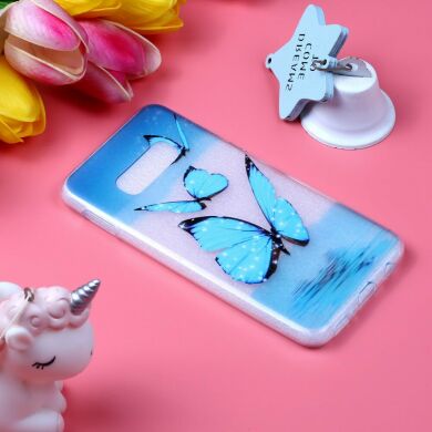 Силіконовий (TPU) чохол Deexe Pretty Glossy для Samsung Galaxy S10e (G970) - Butterfly