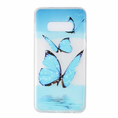 Силиконовый (TPU) чехол Deexe Pretty Glossy для Samsung Galaxy S10e (G970) - Butterfly