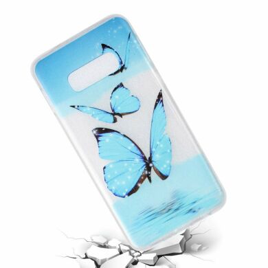 Силіконовий (TPU) чохол Deexe Pretty Glossy для Samsung Galaxy S10e (G970) - Butterfly