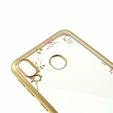 Силиконовый (TPU) чехол Deexe Shiny Cover для Samsung Galaxy M20 (M205) - Gold