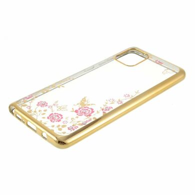 Силиконовый (TPU) чехол Deexe Shiny Cover для Samsung Galaxy Note 10 Lite (N770) - Gold