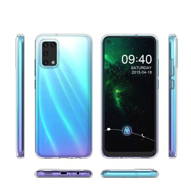 Силиконовый (TPU) чехол Deexe UltraThin для Samsung Galaxy A02s (A025) - Transparent