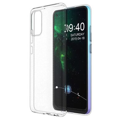 Силиконовый (TPU) чехол Deexe UltraThin для Samsung Galaxy A02s (A025) - Transparent