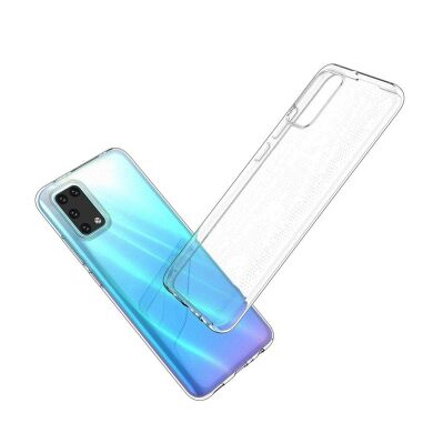 Силіконовий (TPU) чохол Deexe UltraThin для Samsung Galaxy A02s (A025) - Transparent