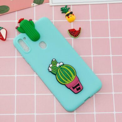 Силіконовий (TPU) чохол UniCase 3D Pattern для Samsung Galaxy A11 (A115) - Cactus
