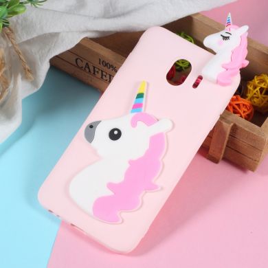 Силиконовый (TPU) чехол UniCase 3D Pattern для Samsung Galaxy J4 2018 (J400) - Unicorn Pattern