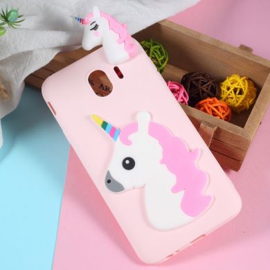 Силиконовый (TPU) чехол UniCase 3D Pattern для Samsung Galaxy J4 2018 (J400) - Unicorn Pattern