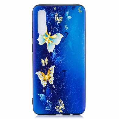 Силиконовый (TPU) чехол UniCase Color Style для Samsung Galaxy A50 (A505) / A30s (A307) / A50s (A507) - Blue Butterfly