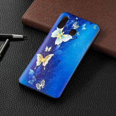 Силиконовый (TPU) чехол UniCase Color Style для Samsung Galaxy A50 (A505) / A30s (A307) / A50s (A507) - Blue Butterfly
