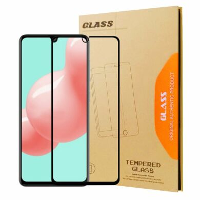Защитное стекло Deexe 5D Full Glue для Samsung Galaxy A41 (A415) - Black