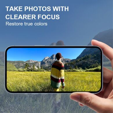 Защитное стекло на камеру AMORUS Lens Protector для Samsung Galaxy S24 Plus (S926) - Transparent