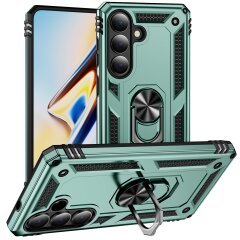 Захисний чохол Deexe Armor Case для Samsung Galaxy S26 - Blackish Green