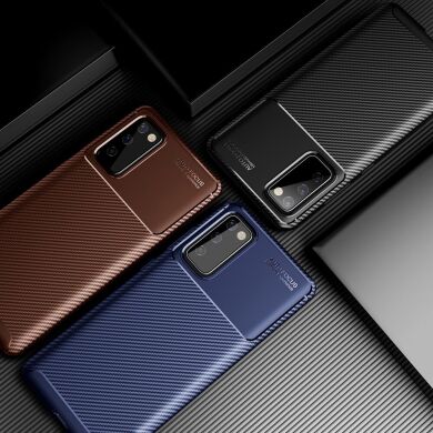 Защитный чехол Deexe Fusion для Samsung Galaxy S20 FE (G780) - Blue