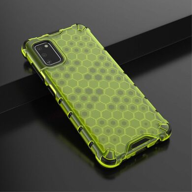 Захисний чохол Deexe Honeycomb Series для Samsung Galaxy A41 (A415) - Green