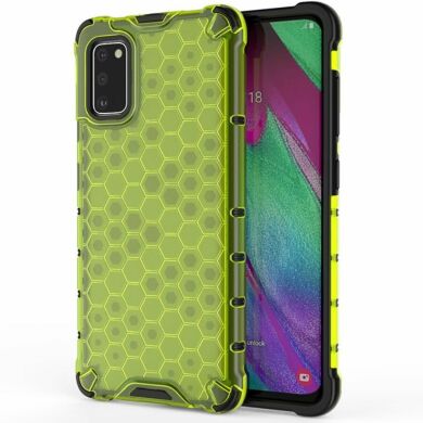 Захисний чохол Deexe Honeycomb Series для Samsung Galaxy A41 (A415) - Green