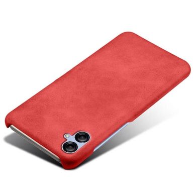 Захисний чохол Deexe Leather Back Cover для Samsung Galaxy A04e (A042) - Red