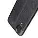 Защитный чехол Deexe Leather Cover для Samsung Galaxy A03 Core (A032) - Black. Фото 6 из 8