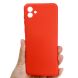 Защитный чехол Deexe Silicone Case для Samsung Galaxy A04e (A042) - Red. Фото 5 из 7
