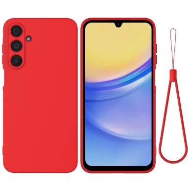 Защитный чехол Deexe Silicone Case для Samsung Galaxy A16 (A165) - Red