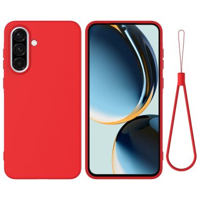 Захисний чохол Deexe Silicone Case для Samsung Galaxy A37 (A376) - Red