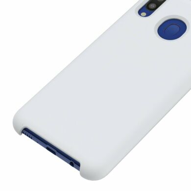 Защитный чехол Deexe Silicone Case для Samsung Galaxy M20 (M205) - White