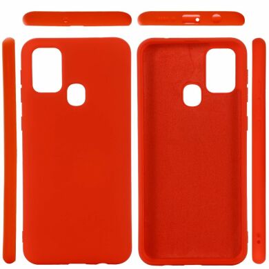 Захисний чохол Deexe Silicone Case для Samsung Galaxy M31 (M315) - Red