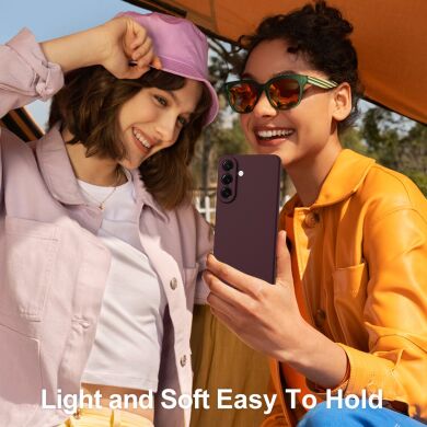 Защитный чехол Deexe Silicone Case with MagSafe для Samsung Galaxy A57 (A576) - Black