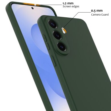 Защитный чехол Deexe Silicone Case with MagSafe для Samsung Galaxy A57 (A576) - Black