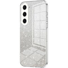 Захисний чохол Deexe Sparkles Cover для Samsung Galaxy S23 (S911) - Transparent