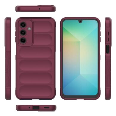 Защитный чехол Deexe Terra Case для Samsung Galaxy A56 (A566) - Wine Red