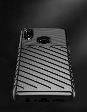 Защитный чехол Deexe Thunder Series для Samsung Galaxy A10s (A107) - Green