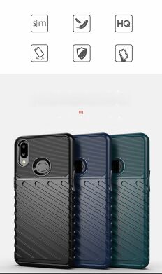 Защитный чехол Deexe Thunder Series для Samsung Galaxy A10s (A107) - Green