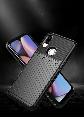 Защитный чехол Deexe Thunder Series для Samsung Galaxy A10s (A107) - Green