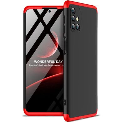 Защитный чехол GKK Double Dip Case для Samsung Galaxy M51 (M515) - Black / Red