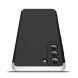 Защитный чехол GKK Double Dip Case для Samsung Galaxy S21 FE (G990) - Black / Silver. Фото 3 из 14