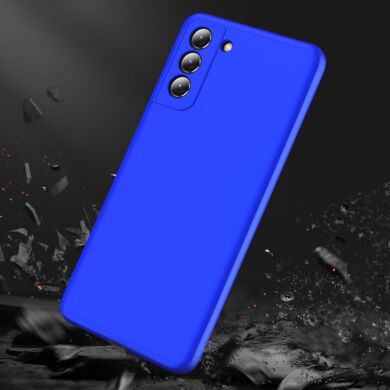 Защитный чехол GKK Double Dip Case для Samsung Galaxy S21 FE (G990) - Black / Blue