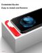 Защитный чехол GKK Double Dip Case для Samsung Galaxy S21 FE (G990) - Black / Red. Фото 12 из 14