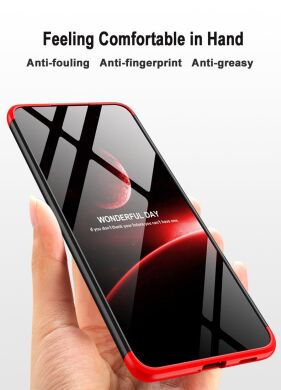 Защитный чехол GKK Double Dip Case для Samsung Galaxy S21 FE (G990) - Black / Silver