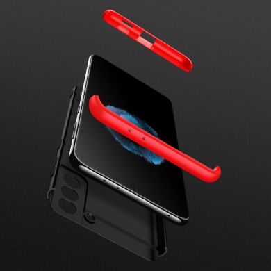 Защитный чехол GKK Double Dip Case для Samsung Galaxy S21 Plus (G996) - Black / Red