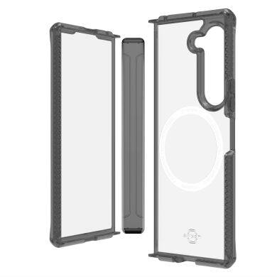 Захисний чохол ItSkins Hybrid R Hinge with MagSafe для Samsung Galaxy Fold 6 (SGQ6-HIMCL-BKTR) - Clear Smoke