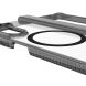 Захисний чохол ItSkins Hybrid R Hinge with MagSafe для Samsung Galaxy Fold 6 (SGQ6-HIMCL-BKTR) - Clear Smoke