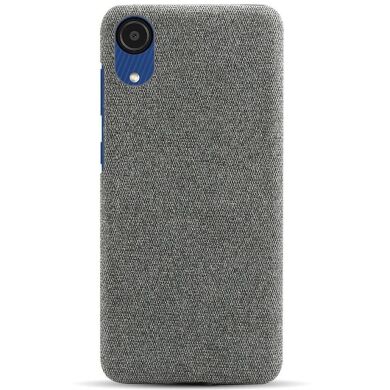 Защитный чехол KSQ Cloth Style для Samsung Galaxy A03 Core (A032) - Grey