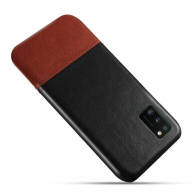Защитный чехол KSQ Dual Color для Samsung Galaxy A41 (A415) - Black / Brown