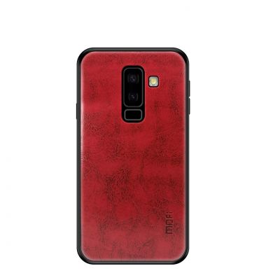 Захисний чохол MOFI Leather Cover для Samsung Galaxy A6+ 2018 (A605), Red