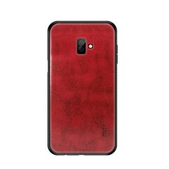 Защитный чехол MOFI Leather Cover для Samsung Galaxy J6+ (J610) - Red