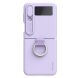 Защитный чехол NILLKIN CamShield Silky Silicone Case (FF) для Samsung Galaxy Flip 4 - Purple. Фото 1 из 17